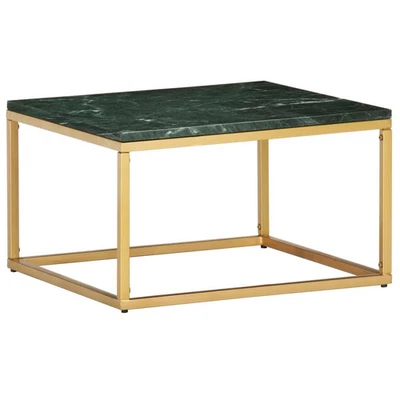 Coffee Table Green, Brass - Image 1 of 4