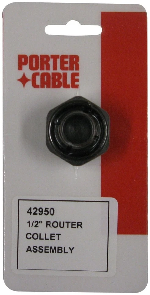 Pinza de enrutador 42950 de 1/2 pulgada apta para modelos PORTER CABLE, Delta, B&D Foto 1 de 1