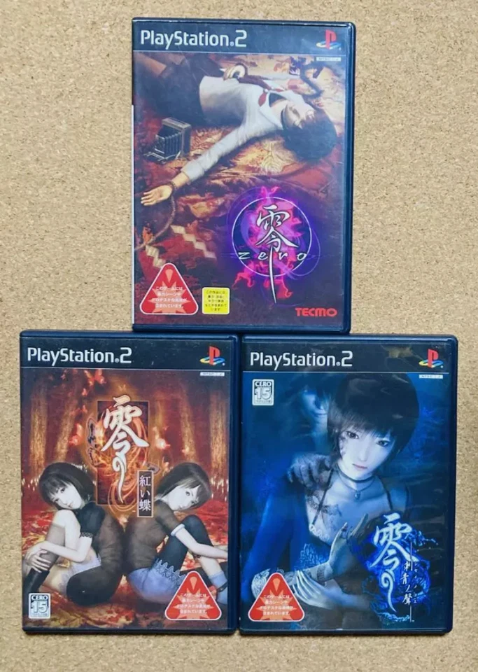 Fatal Frame Zero Set of 1,2,3 Crimson Butterfly PlayStation 2 PS2 - Image 1 of 4