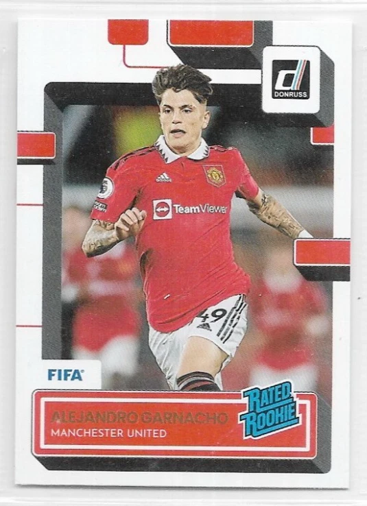 A Garnacho Manchester United 2022-23 Donruss Soccer FIFA Rated Rookies #199 - Image 1 of 1