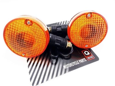 CONJUNTO DE PISCA-PISCA INDICADOR DE SETA SUZUKI DR400 1980 JBS x 2 - Imagem 1 de 3