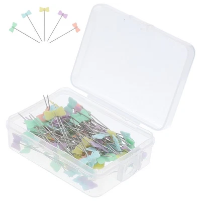  100 Stück Nähnadeln mit Schmetterlings-Design, Nähnadeln, dekorative Nähnadeln, - Bild 1 von 4