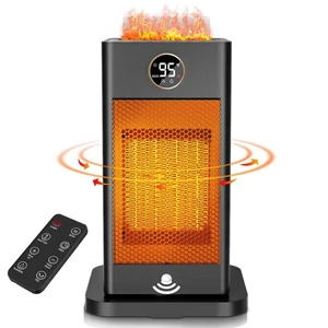 Space Heaters for Indoor Use,1500W PTC 2s Fast Heating Space Heater Large Roo... - Picture 1 of 9
