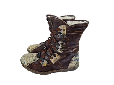 TMA EYES Damen Boots Stiefel Echtleder Gr.39, Neu !!