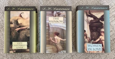 DH Lawrence Lady Chatterleys Lover Sons and Lovers Women in Love - 3 Vol Set Foto 1 de 4