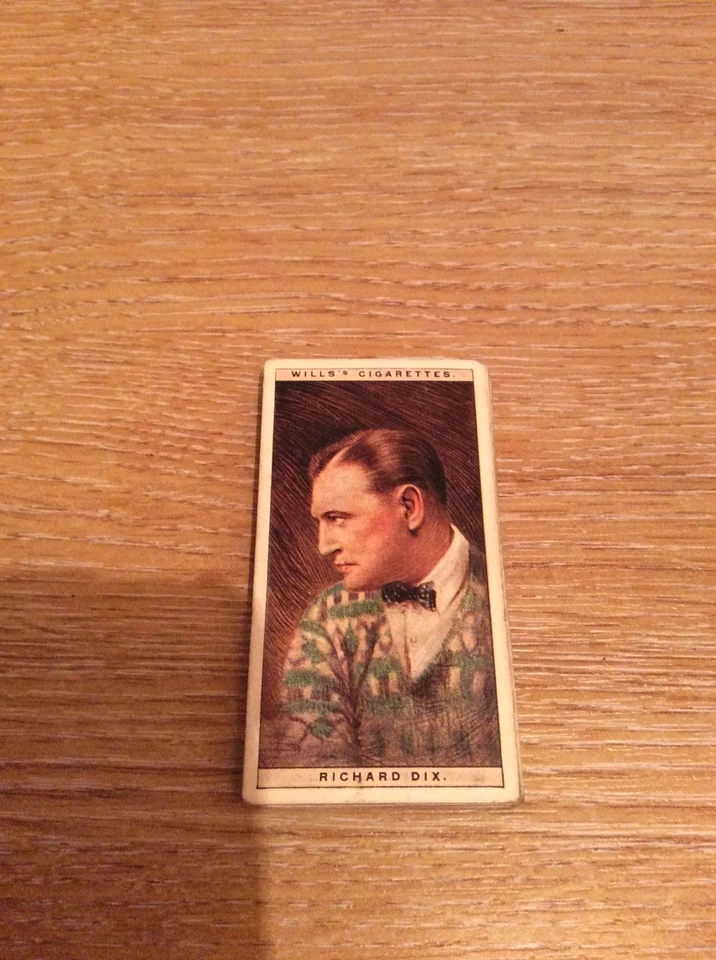 q2 b cigarette card wills cinema Stars No 11 Dix - Image 1 of 1