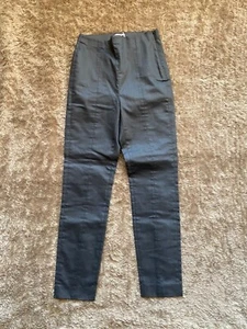 NUEVOS CON ETIQUETAS COS Pantalones de Trabajo Carrera de Trabajo Gris Mezcla de Algodón Delgados Delgados con Cremallera Lateral Talla 6 - Imagen 1 de 4