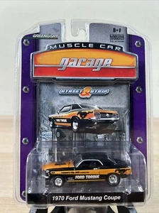 GreenLight 1970 Ford Mustang Coupe Muscle Car Garage MCG Street Strip - NEW - Picture 1 of 3