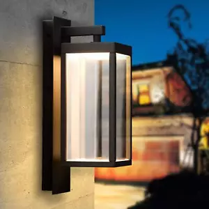 Outdoor Wall Sconce Light Exterior Ip54 Waterproof Led Wall Light Fixture Porch - Picture 1 of 7