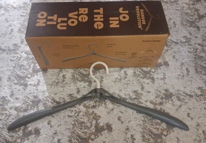 Appendiabiti Revolution Appendiabiti Pieghevole Confezione 20 Pezzi Viaggio Portatile Grigio - Foto 1 di 12