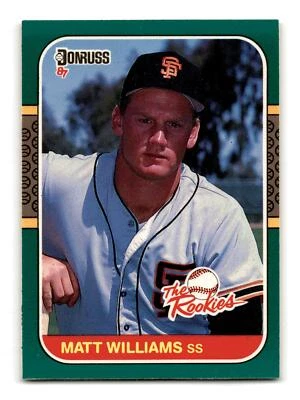 Matt Williams 1987 Donruss The Rookies #45 San Francisco Giants Mint - Image 1 of 2