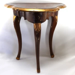 1760s Antique Swedish/German Baroque Painted Pine and Gold Gilt Console Table - Picture 1 of 9