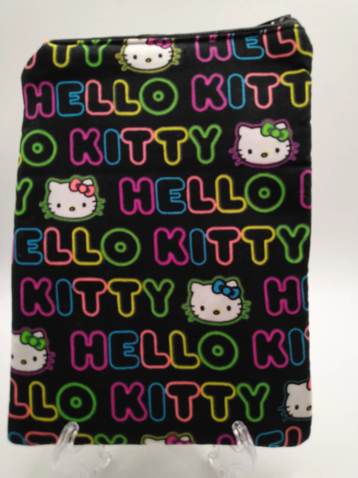 Handmade small zipper bag made with Hello Kitty Licensed fabric - Image 1 of 1