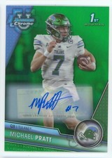 2023 Bowman Chrome U Michael Pratt Gold Refractor Auto /99 #89 (G41)