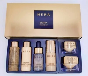 HERA Signia Deluxe Kit 6 Items Anti Wrinkles Water Emulsion Serum Cream NEW - Picture 1 of 12