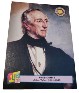 1992 Club Pro Set Presidents #10 John Tyler Trading Card Smithsonian (G6 - Bild 1 von 2