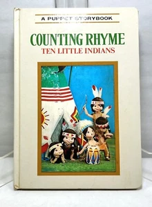 1968 Counting Rhyme: Ten Little Indians A Puppet Storybook Izawa & Hijikawa 3-D - Picture 1 of 14