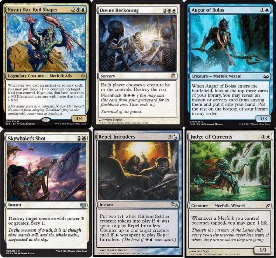 Merfolk's Awakening (White Blue) Deck - Noyan - MTG - Magic Gathering  60 Cards - Image 1 of 1