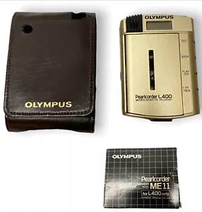 Olympus Pearlcorder L400 Ultra Compact - with leather pouch & Mic - Picture 1 of 12