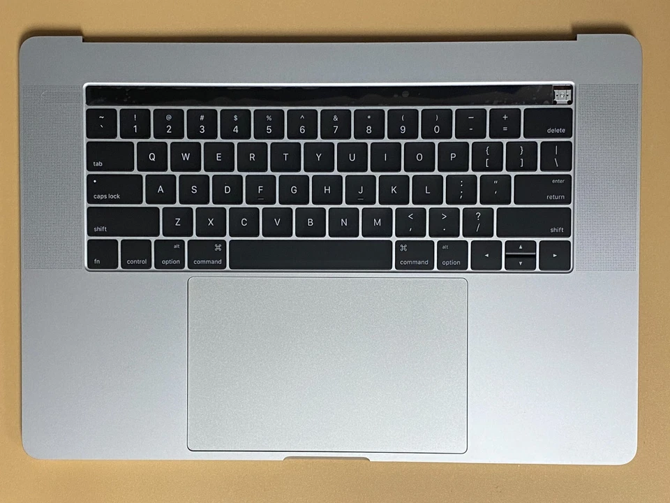 Apple MacBook Pro 15" A1707 2017 Top Case mit Touchpad & Akku Silber OEM - Bild 1 von 3