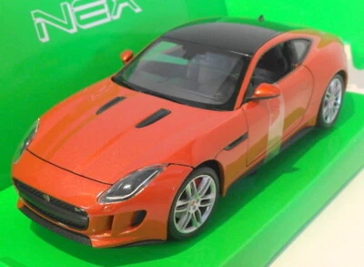 WELLY 1/24 Scale 24060W Jaguar F Type Coupe Metallic Copper - Image 1 of 4