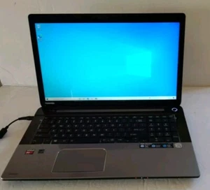 TOSHIBA SATELLITE L75D-S7280 17.3"  640GB 8GB AMD A4-5200APU 2.00 GHz Win 10 PRO - Picture 1 of 13