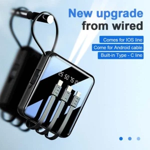 Portable 900000mAh Power Bank USB Backup Battery Charger For Mobile Phone - Picture 1 of 15