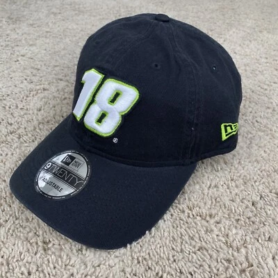 Gorra Kyle Busch #18 New Era Nascar Lavada con Enzima 9TWENTY Negra Ajustable Nueva con Etiquetas Foto 1 de 4