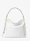New Michael Kors Brooklyn Large Leather Shoulder/x-body Pink, White Or Luggage 