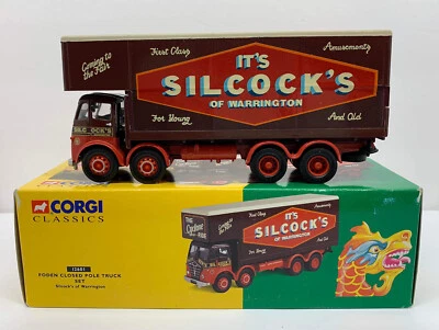 Corgi Classics 12601 Foden Closed Pole Diecast Truck Silcock’s of Warrington. - Image 1 of 4