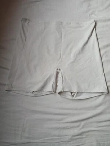Skims Boxer Briefs Womens 4X White Solid High Rise Stretch SW-MWS-0122 G25 - Picture 1 of 3