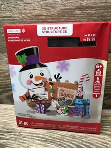 Christmas Snowman DIY Craft Kit Kids 6+ Santa Card Gifts 91 Pieces Creatology - Picture 1 of 2