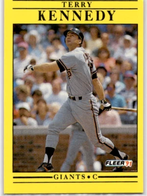 1991 Fleer - #263 Terry Kennedy - Image 1 of 2