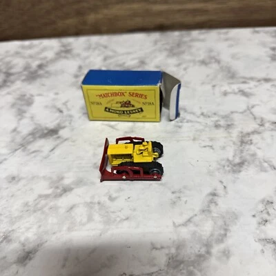 1993 A Moko Lesney Matchbox Series No. 18A Caterpillar Bulldozer W/ Original Box - Image 1 of 3