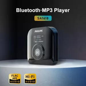 Philips SA1618 HIFI MP3 Player Walkman Bluetooth5.0 3.5mm 32G Lossless FLAC APE - Picture 1 of 12