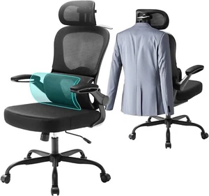 Aevoriax N56 Ergonomic Office Chair, Dynamic Lumbar Support, Thick Soft Seat Cus - Picture 1 of 8