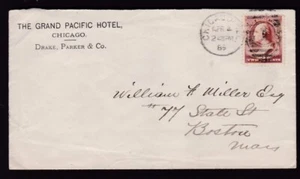 THE GRAND PACIFIC HOTEL 1885, CHICAGO, ILL. - Picture 1 of 1