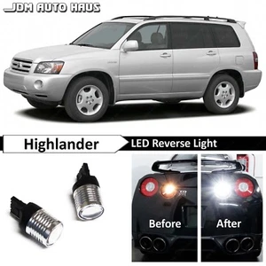 Bombilla LED de respaldo inverso blanca de alta potencia se adapta a Toyota Highlander 2001-2007 - Imagen 1 de 12