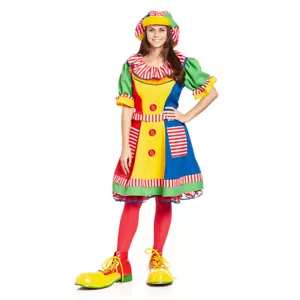 Clown Kostüm Damen Clowns große Größen Frauen Zirkus Karnevalskostüm Erwachsene - Bild 1 von 48