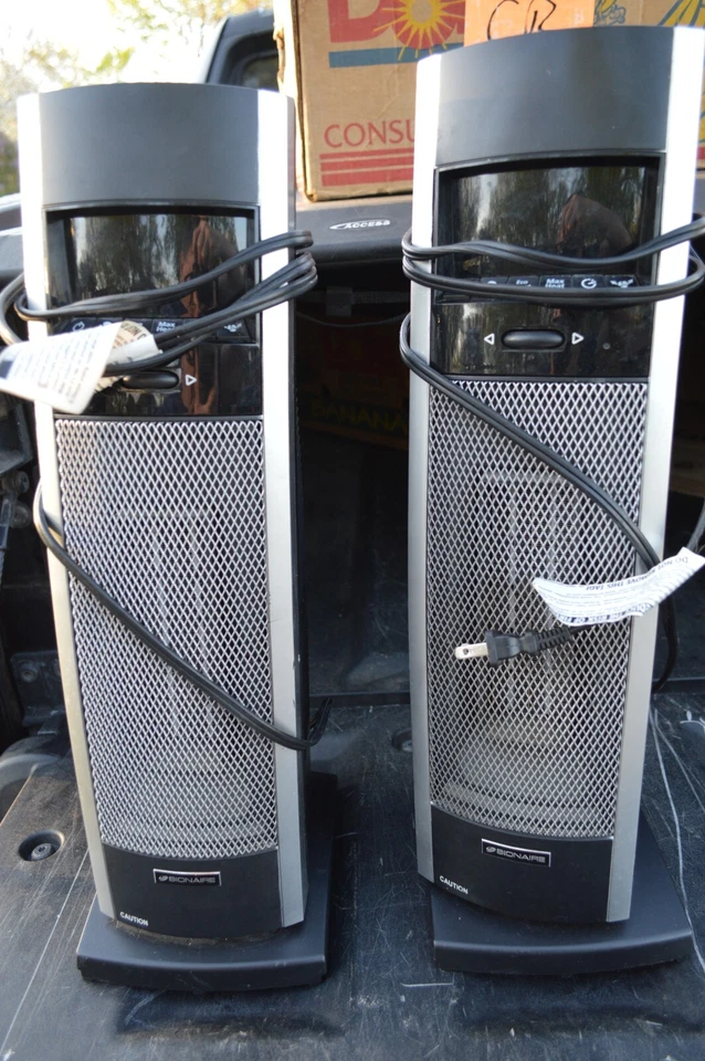 Set of 2 Bionaire Ceramic Tower Heaters - Image 1 of 1
