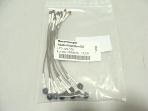 10 x Rosenberger / Gore / Richardson RFPD N2394-61603 Custom RF Jumper Kabel - Bild 1 von 4