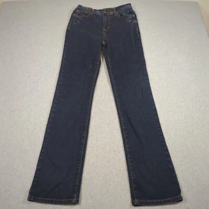 DG2 Diane Gilman Jeans Womens 26x32 Blue Denim Dark Wash Mid Rise - Picture 1 of 8