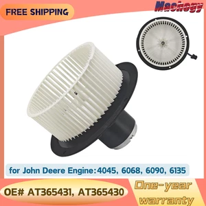 AT365431 For John Deere 444K 524K 544K 640L 724K 853M 909K 948L Blower Motor New - Foto 1 di 15