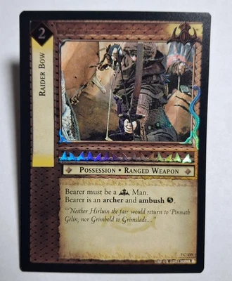 LOTR TCG Return of the King RAIDER BOW 7C155 FOIL NM - Image 1 of 3