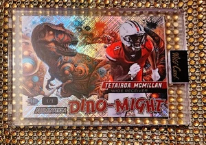 #'d 1/1 T-REX CROSS-HATCH Tetairoa McMillan RC 2024 DINO-MIGHT Panthers  - Bild 1 von 3