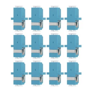 12 Pcs Il Connettore in Fibra Ottica Connettori Adattatori Flangiati - Photo 1/11