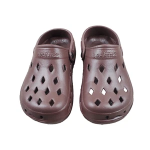 NothinZ Kids Unisex Brown Clogs Size 4 Youth New Womens Size 6 - Picture 1 of 5