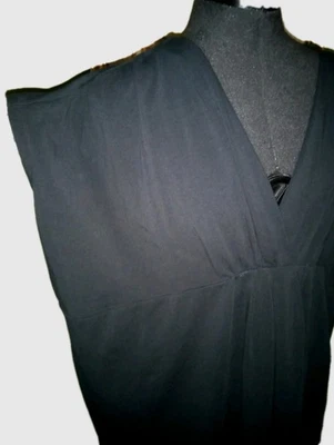 Top para mujer New Directions talla grande 3X negro Foto 1 de 4