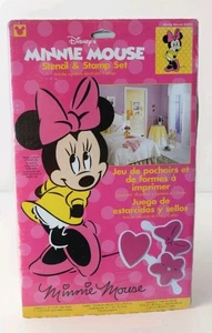 Neu Minnie Mouse Schablone & Stempelset mit Signaturschablone und drei Stempeln - Bild 1 von 2