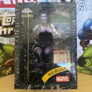 ☕️2025 TOPPS CHROME MARVEL SPIDER WEB REFRACTOR /399 NEBULA #10 - Picture 1 of 2
